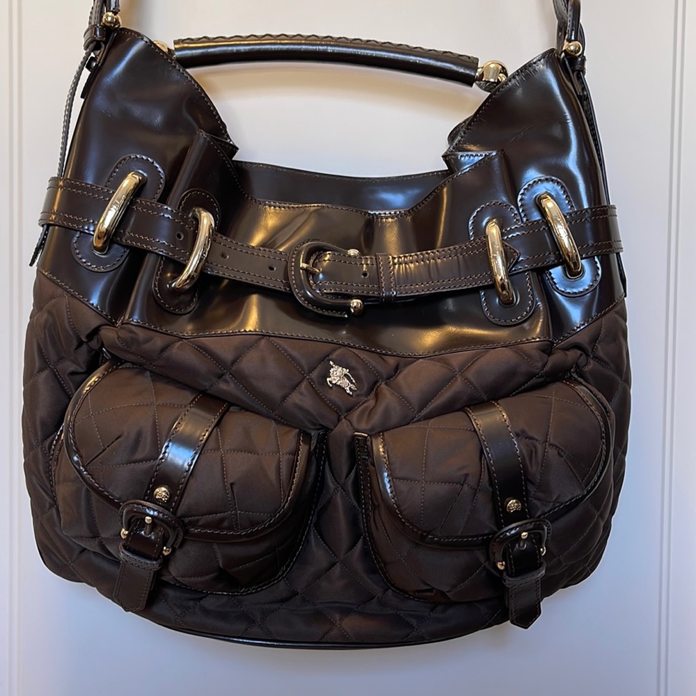Burberry Bromley hobo bag in brown
